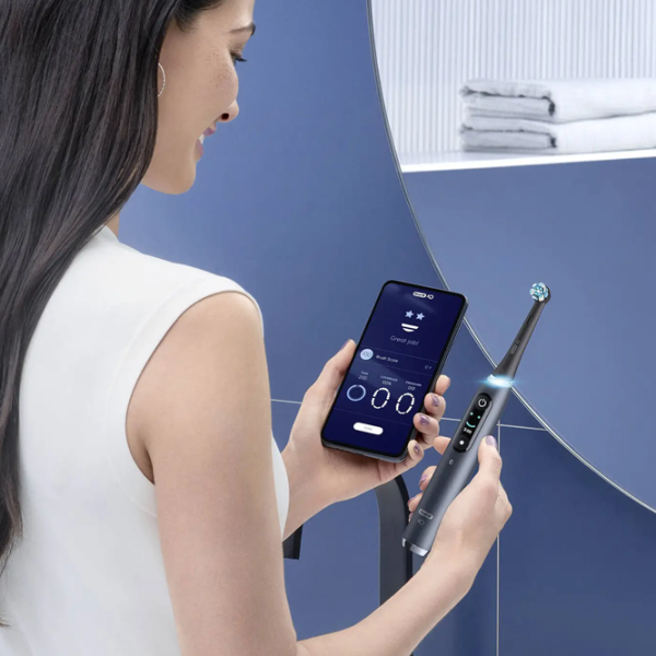 Зубная электрощетка Braun iO9 Duo 3D/ Черный photo 4 Зубная электрощетка Braun iO9 Duo 3D/ Черный photo 4