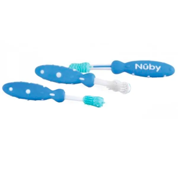 Periuță de dinți pentru copii Nuby ID754 0+ photo 3 Periuță de dinți pentru copii Nuby ID754 0+ photo 3