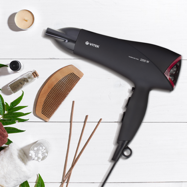 Фен Vitek VT-8208 2200 Вт / Серый photo 6