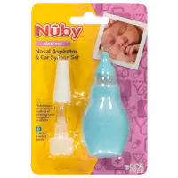 Aspirator nazal pentru copii Nuby ID172 0+/ Blue photo 3