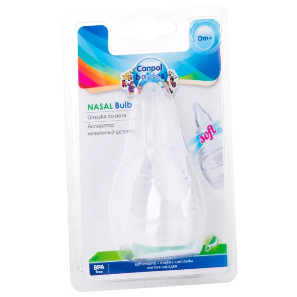 Aspirator nazal pentru copii Canpol 56/ 154 0+/ Transparent photo 3 Aspirator nazal pentru copii Canpol 56/ 154 0+/ Transparent photo 3
