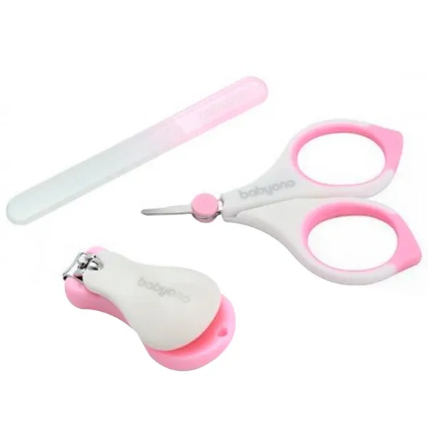 Set pentru îngrijirea bebeluşului BabyOno 0398/ 02 0+/ Pink photo 3