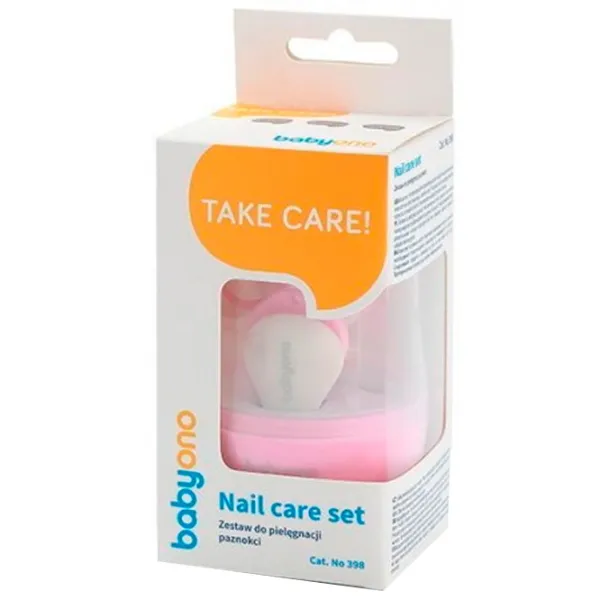 Set pentru îngrijirea bebeluşului BabyOno 0398/ 02 0+/ Pink photo 4