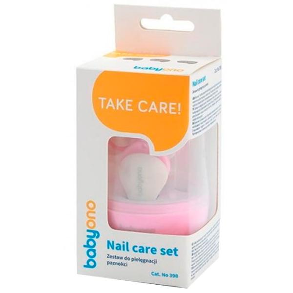 Set pentru îngrijirea bebeluşului BabyOno 0398/ 02 0+/ Pink photo 4