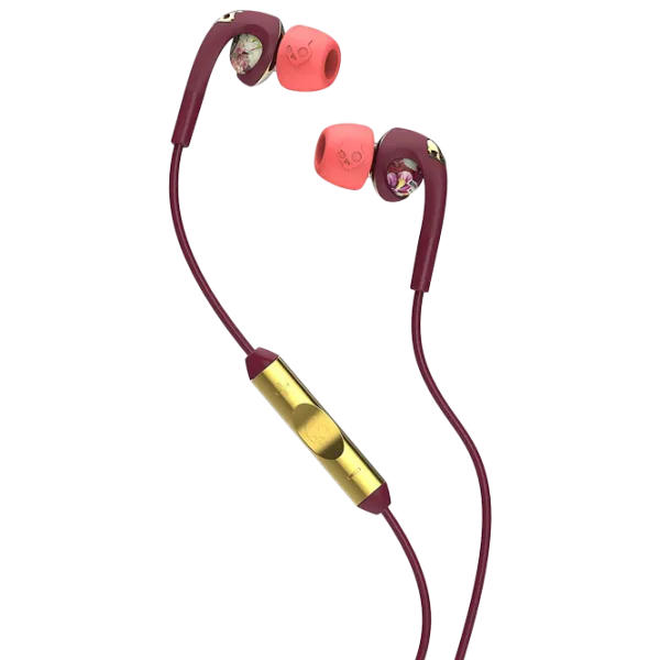 Наушники SkullCandy Bombshell Floral Бургундия Проводная/ Персональный photo 2 Наушники SkullCandy Bombshell Floral Бургундия Проводная/ Персональный photo 2