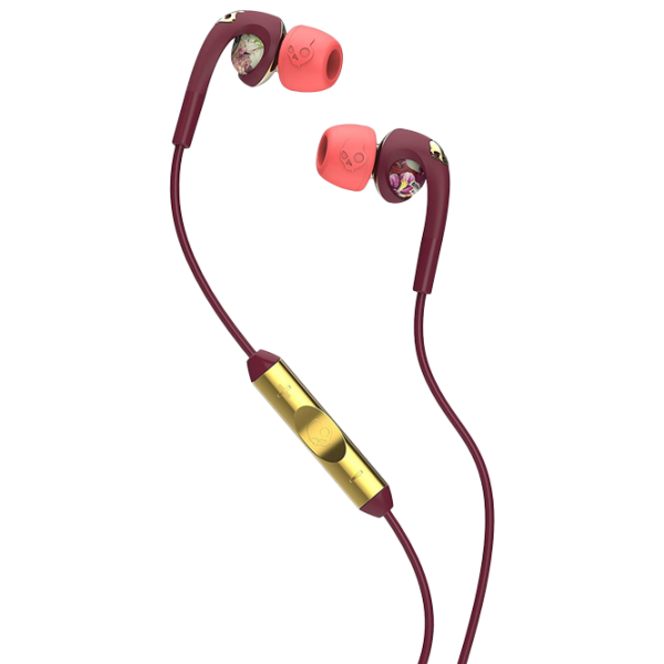 Наушники SkullCandy Bombshell Floral Бургундия Проводная/ Персональный photo 2 Наушники SkullCandy Bombshell Floral Бургундия Проводная/ Персональный photo 2