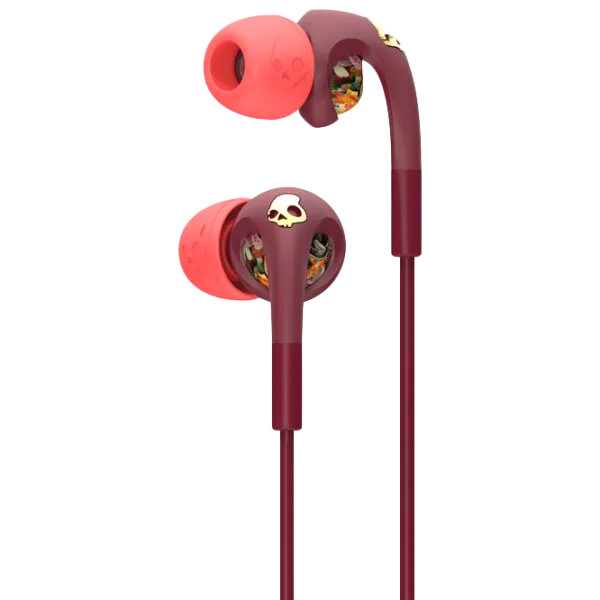 Наушники SkullCandy Bombshell Floral Бургундия Проводная/ Персональный photo 3 Наушники SkullCandy Bombshell Floral Бургундия Проводная/ Персональный photo 3