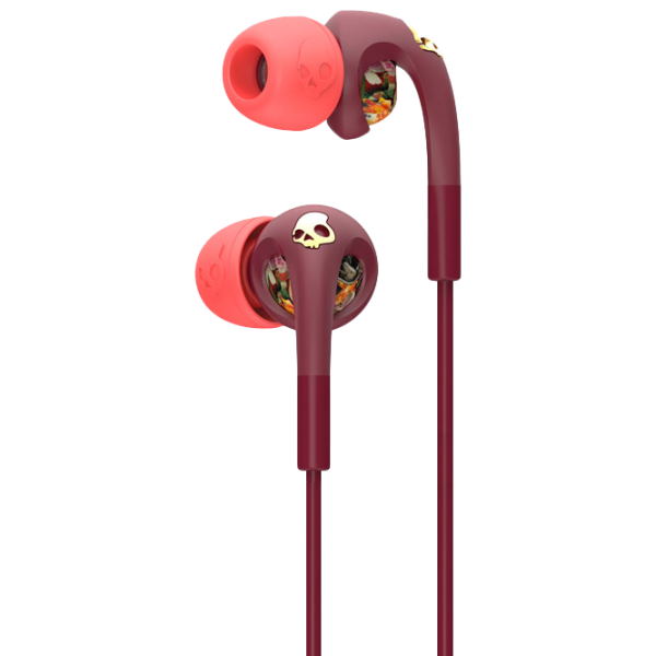 Наушники SkullCandy Bombshell Floral Бургундия Проводная/ Персональный photo 3 Наушники SkullCandy Bombshell Floral Бургундия Проводная/ Персональный photo 3