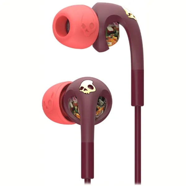 Наушники SkullCandy Bombshell Floral Бургундия Проводная/ Персональный photo 5 Наушники SkullCandy Bombshell Floral Бургундия Проводная/ Персональный photo 5