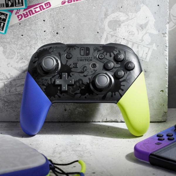 Геймпад Nintendo Switch Pro Splatoon 3 Edition Беспроводные / 12 buttons / Разноцветный photo 5