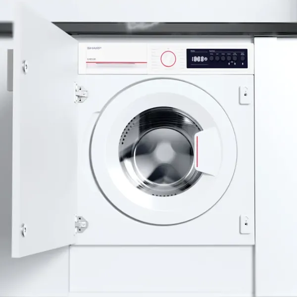 Mașină de spălat SHARP ES-NIB7141WD-EE 7 kg / 1400 rpm / White photo 10