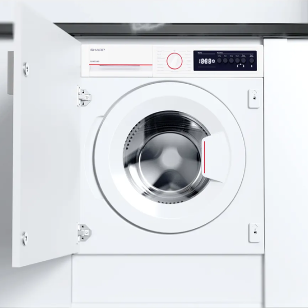 Mașină de spălat SHARP ES-NIB7141WD-EE 7 kg / 1400 rpm / White photo 10