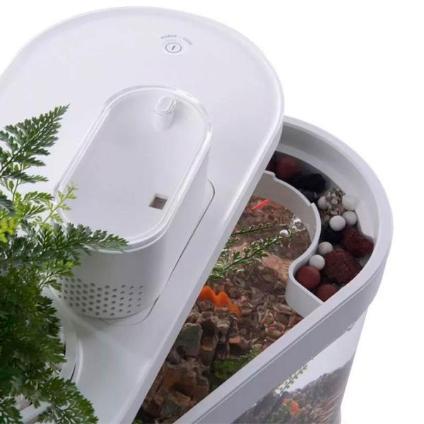Аквариум Xiaomi Smart Amphibious Ecology Fish Tank Pro Suit C180 8 л/ Белый photo 3
