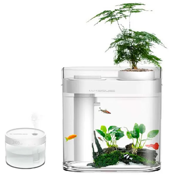 Acvariu Xiaomi HFJH Amphibian ECO-Aquarium Aquaponics Youth Edition 10 l/ White photo 3 Acvariu Xiaomi HFJH Amphibian ECO-Aquarium Aquaponics Youth Edition 10 l/ White photo 3