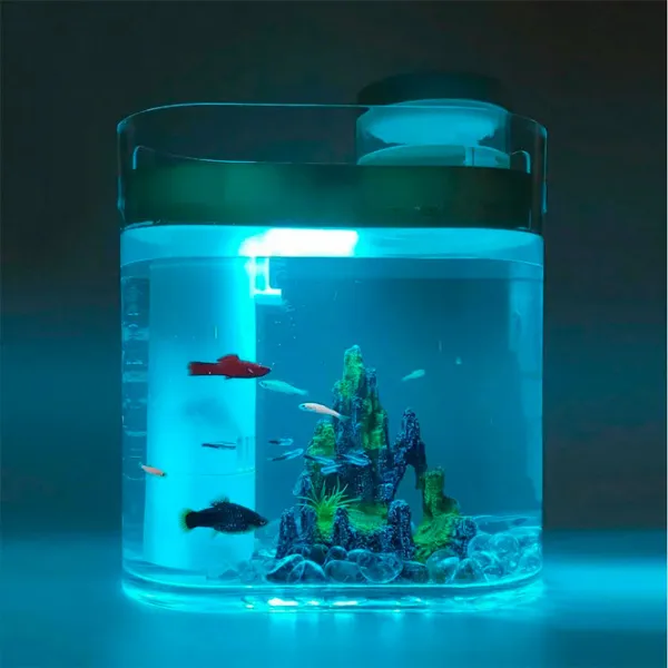 Acvariu Xiaomi HFJH Amphibian ECO-Aquarium Aquaponics Youth Edition 10 l/ White photo 4 Acvariu Xiaomi HFJH Amphibian ECO-Aquarium Aquaponics Youth Edition 10 l/ White photo 4