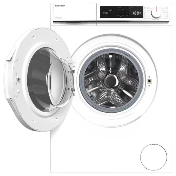Стиральная машина SHARP ES-NFB814CWDA-EE 8 кг / 1400 об/мин / Белый photo 5 Стиральная машина SHARP ES-NFB814CWDA-EE 8 кг / 1400 об/мин / Белый photo 5