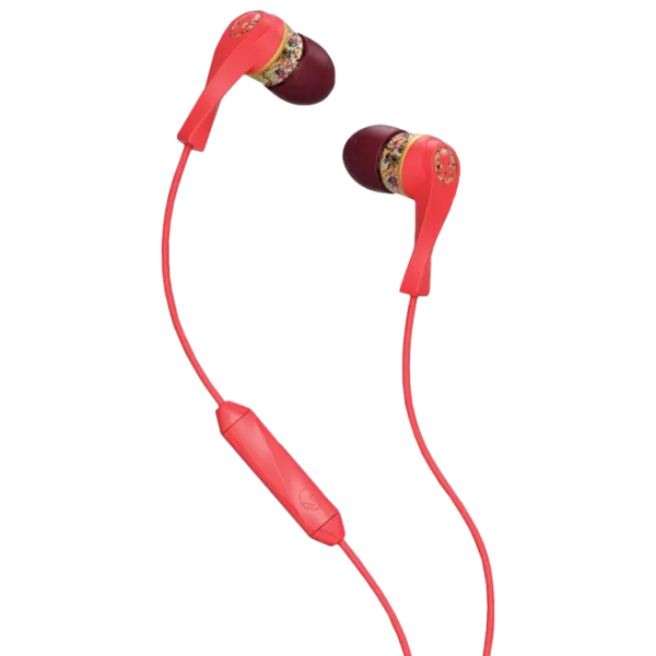 Наушники SkullCandy WINK'D Floral Бургундия Проводная/ Персональный photo 2 Наушники SkullCandy WINK'D Floral Бургундия Проводная/ Персональный photo 2