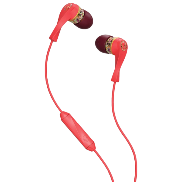 Наушники SkullCandy WINK'D Floral Бургундия Проводная/ Персональный photo 2 Наушники SkullCandy WINK'D Floral Бургундия Проводная/ Персональный photo 2