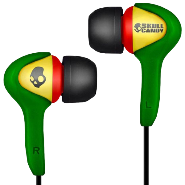Наушники SkullCandy Smokin'Buds Rasta Зелёный Проводная/ Персональный photo 2 Наушники SkullCandy Smokin'Buds Rasta Зелёный Проводная/ Персональный photo 2