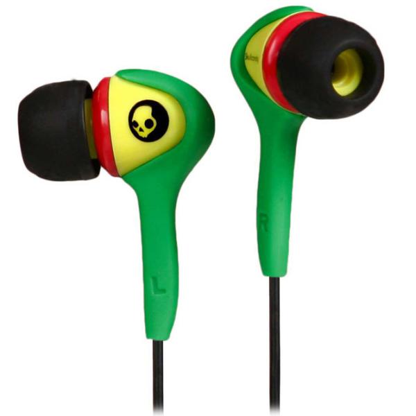 Наушники SkullCandy Smokin'Buds Rasta Зелёный Проводная/ Персональный photo 4 Наушники SkullCandy Smokin'Buds Rasta Зелёный Проводная/ Персональный photo 4