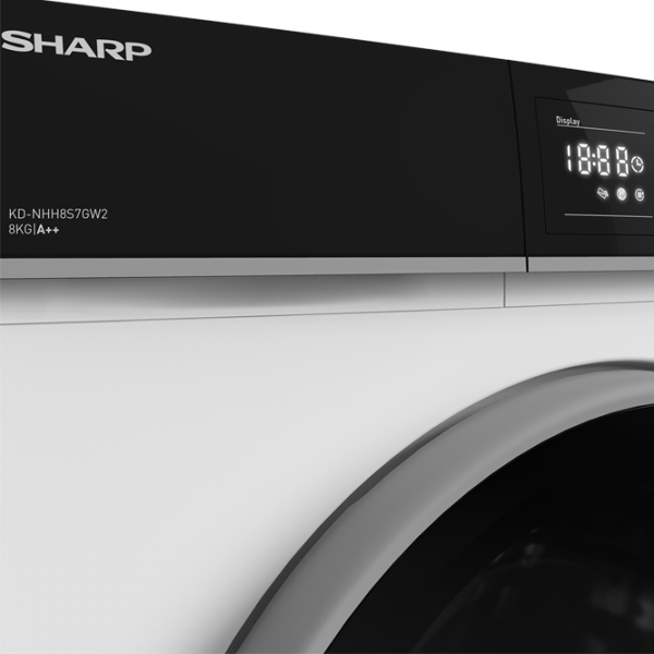 Сушильная машина SHARP KD-NHH8S7GW2-EE 8 кг/ Белый photo 5