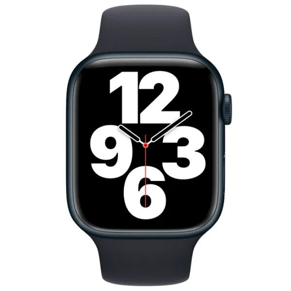 Ремень Apple Watch Midnight Sport Силикон/ 45 мм/ Черный photo 3 Ремень Apple Watch Midnight Sport Силикон/ 45 мм/ Черный photo 3