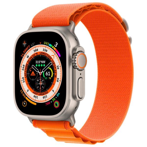 Curelușă Apple Watch Alpine Loop Nailon/ 49 mm/ Orange photo 2 Curelușă Apple Watch Alpine Loop Nailon/ 49 mm/ Orange photo 2