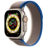 Ремень Apple Watch Trail Loop Nailon/ 49 мм/ Серый Синий photo 2