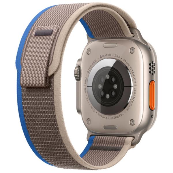 Curelușă Apple Watch Trail Loop Nailon/ 49 mm/ Gray Blue photo 4