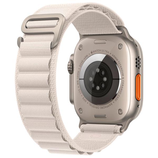 Ремень Apple Watch Alpine Loop Nailon/ 49 мм/ Starlight Бежевый photo 4