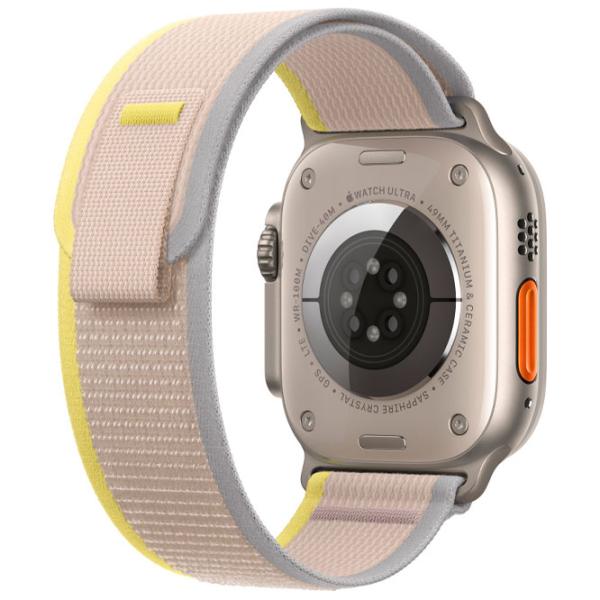 Curelușă Apple Watch Trail Loop Nailon/ 49 mm/ Beige Yellow/ Gray photo 4 Curelușă Apple Watch Trail Loop Nailon/ 49 mm/ Beige Yellow/ Gray photo 4