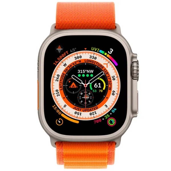 Curelușă Apple Watch Alpine Loop Nailon/ 49 mm/ Orange photo 3 Curelușă Apple Watch Alpine Loop Nailon/ 49 mm/ Orange photo 3