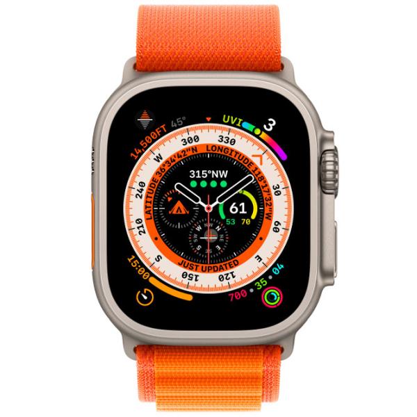 Curelușă Apple Watch Alpine Loop Nailon/ 49 mm/ Orange photo 3 Curelușă Apple Watch Alpine Loop Nailon/ 49 mm/ Orange photo 3
