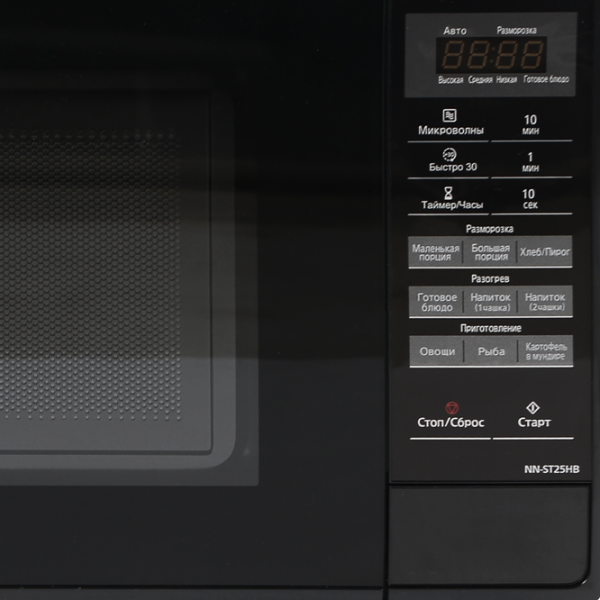 Cuptor cu microunde Panasonic NN-ST25HBZPE Standart/ 800 W/ Black photo 2