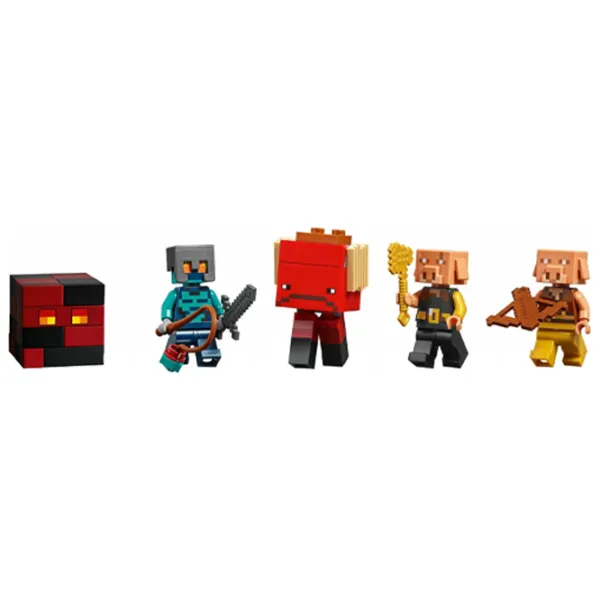 Конструктор LEGO The Nether Bastion Битва/ Разноцветный photo 4