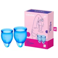 Cupă menstruală Satisfyer Feel Secure Silicon / 0.015l photo 3