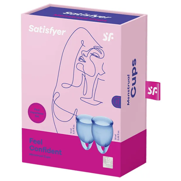 Cupă menstruală Satisfyer Feel Secure  Silicon / 0.015l photo 5 Cupă menstruală Satisfyer Feel Secure  Silicon / 0.015l photo 5