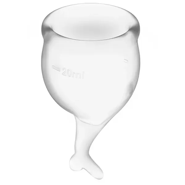 Cupă menstruală Satisfyer Feel Secure  Silicon / 0.015l photo 3