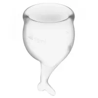 Cupă menstruală Satisfyer Feel Secure Silicon / 0.015l photo 4
