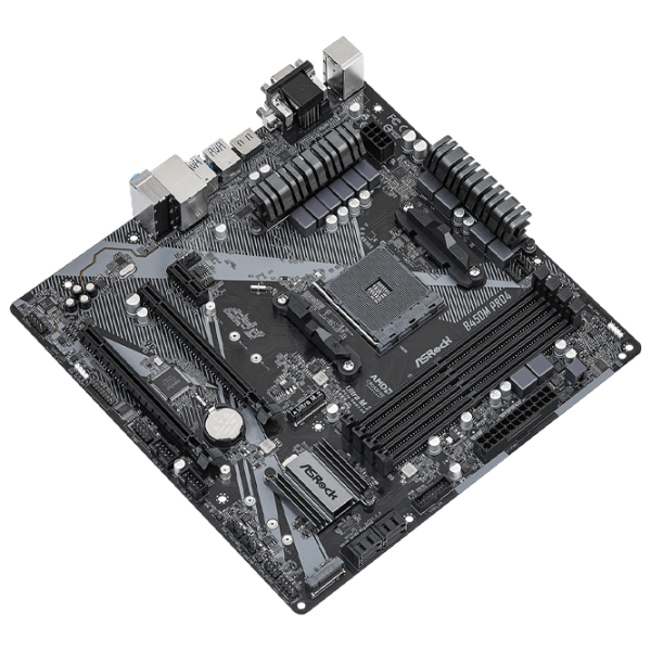 Материнская плата ASRock B450M PRO4 R2.0 mATX/ AMD B450 photo 3