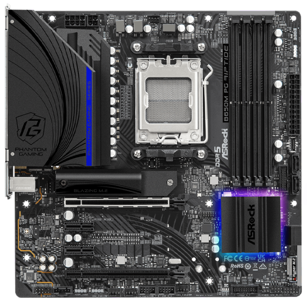 Материнская плата ASRock B650M PG RIPTIDE mATX/ AMD B650M photo 2