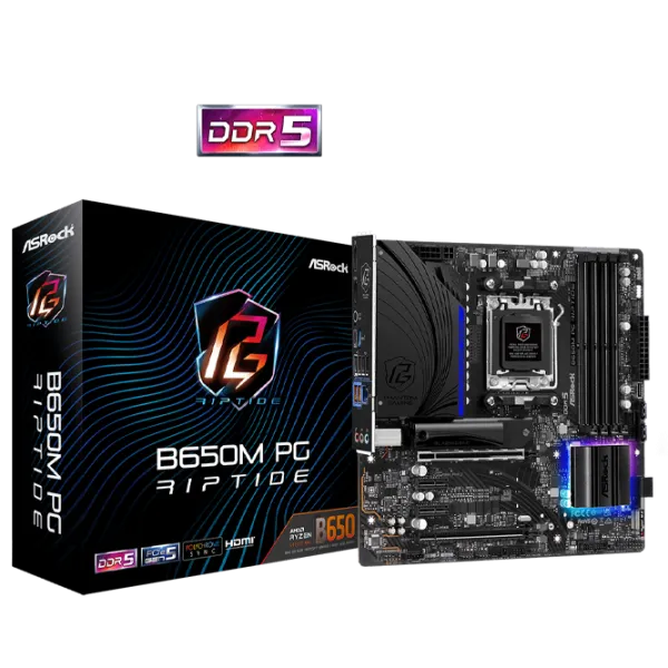 Материнская плата ASRock B650M PG RIPTIDE mATX/ AMD B650M photo 6