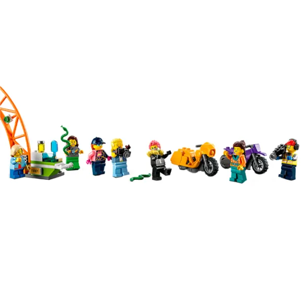 Constructor LEGO Double Loop Stunt Arena Aventuri/ Multicolor photo 4