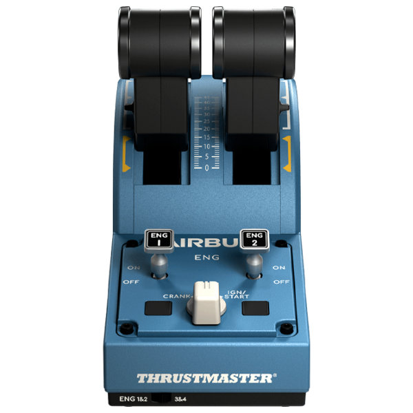 Joystick Thrustmaster TCA Quadrant Airbus Edition Cu fir/ 16 buttons/ Blue photo 4