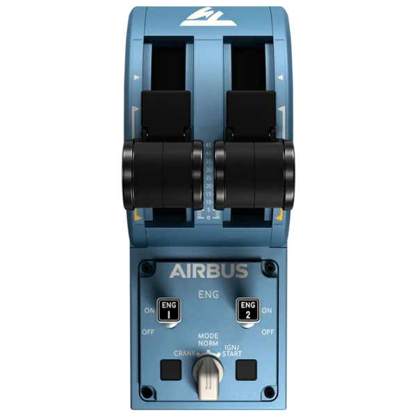 Joystick Thrustmaster TCA Quadrant Airbus Edition Cu fir/ 16 buttons/ Blue photo 5