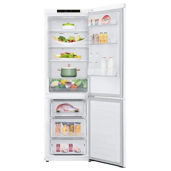 Frigider LG GW-B459SQLM cu congelator jos 341 l / 186 cm / White photo 7