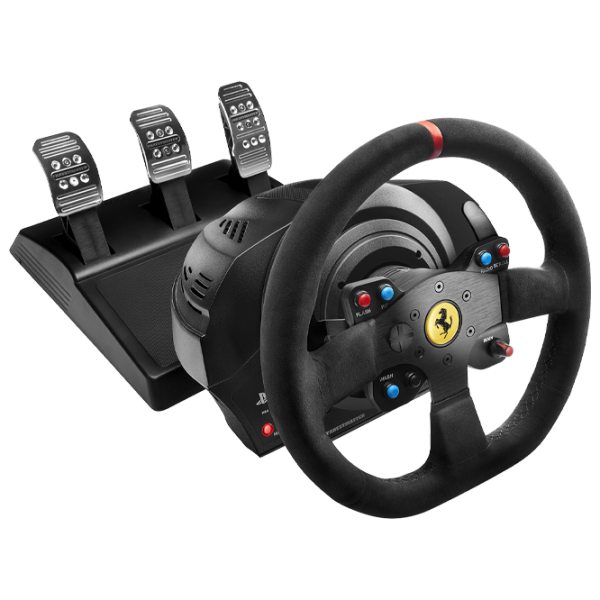 Volan Thrustmaster T300 Ferrari Integral Racing Wheel Cu fir/ buttons/ Black photo 4