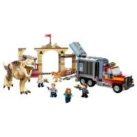 Constructor LEGO T. Rex & Atrociraptor Dinosaur Breakout Luptă/ Multicolor photo 2