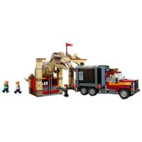 Constructor LEGO T. Rex & Atrociraptor Dinosaur Breakout Luptă/ Multicolor photo 3