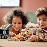 Constructor LEGO T. Rex & Atrociraptor Dinosaur Breakout Luptă/ Multicolor photo 5